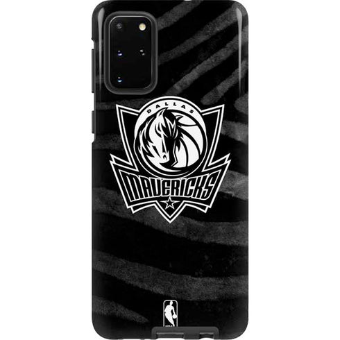 NBA Dallas Mavericks Black Animal Print Galaxy S20 Plus Pro Case
