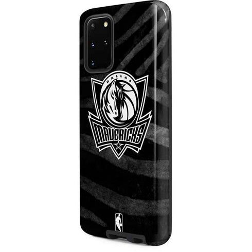 NBA Dallas Mavericks Black Animal Print Galaxy S20 Plus Pro Case