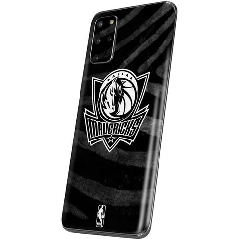 NBA Dallas Mavericks Black Animal Print Galaxy S20 Plus Skin