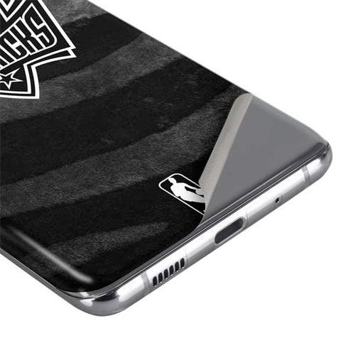 NBA Dallas Mavericks Black Animal Print Galaxy S20 Plus Skin