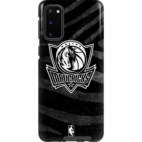 NBA Dallas Mavericks Black Animal Print Galaxy S20 Pro Case