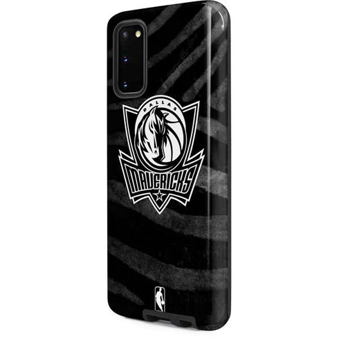 NBA Dallas Mavericks Black Animal Print Galaxy S20 Pro Case