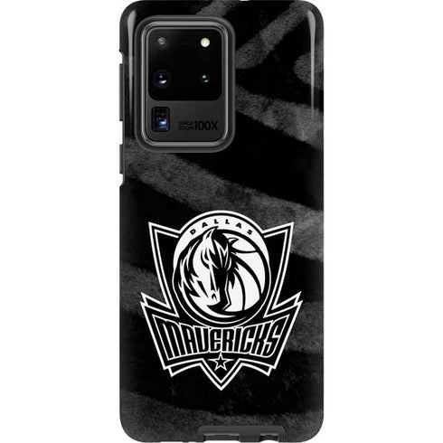 NBA Dallas Mavericks Black Animal Print Galaxy S20 Ultra 5G Pro Case