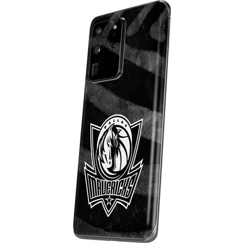 NBA Dallas Mavericks Black Animal Print Galaxy S20 Ultra 5G Skin