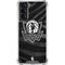 NBA Dallas Mavericks Black Animal Print Galaxy S21 5G Clear Case