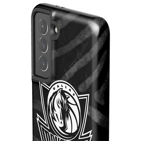 NBA Dallas Mavericks Black Animal Print Galaxy S21 5G Pro Case