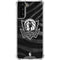 NBA Dallas Mavericks Black Animal Print Galaxy S21 FE Clear Case