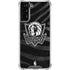 NBA Dallas Mavericks Black Animal Print Galaxy S21 FE Clear Case