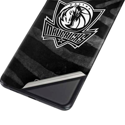 NBA Dallas Mavericks Black Animal Print Galaxy S21 Ultra 5G Skin