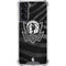 NBA Dallas Mavericks Black Animal Print Galaxy S22 Clear Case