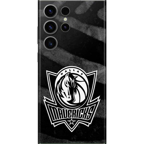 NBA Dallas Mavericks Black Animal Print Galaxy S23 Ultra Skin