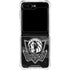 NBA Dallas Mavericks Black Animal Print Galaxy Z Flip5 5G Clear Case