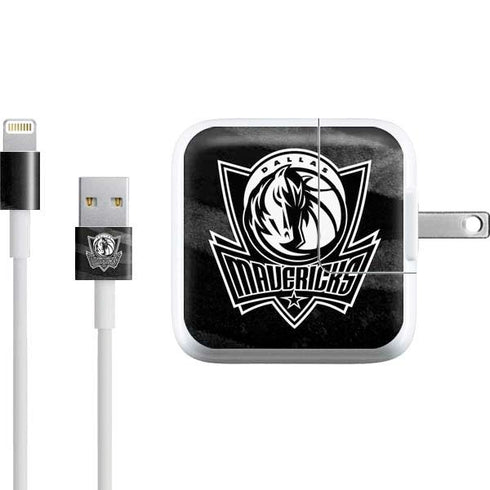 NBA Dallas Mavericks Black Animal Print iPad Charger (10W USB) Skin