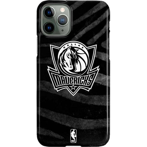 NBA Dallas Mavericks Black Animal Print iPhone 11 Pro Lite Case