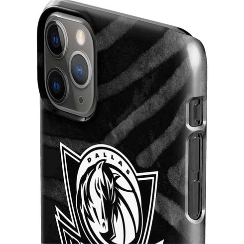 NBA Dallas Mavericks Black Animal Print iPhone 11 Pro Max Lite Case