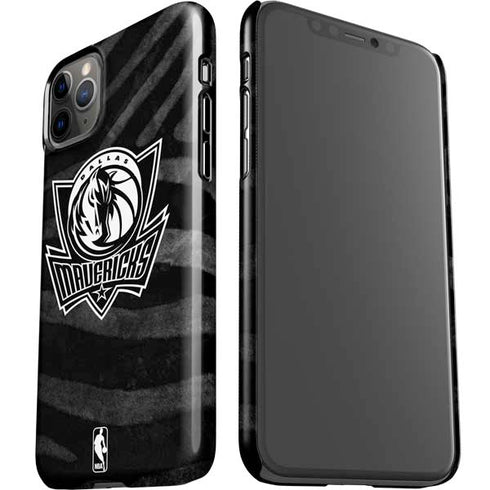 NBA Dallas Mavericks Black Animal Print iPhone 11 Pro Max Lite Case