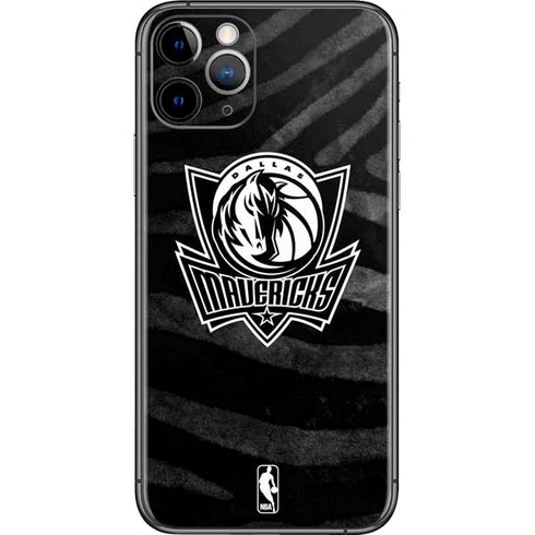 NBA Dallas Mavericks Black Animal Print iPhone 11 Pro Skin