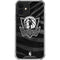 NBA Dallas Mavericks Black Animal Print iPhone 12 Clear Case