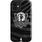 NBA Dallas Mavericks Black Animal Print iPhone 12 Impact Case