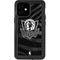 NBA Dallas Mavericks Black Animal Print iPhone 12 Mini Waterproof Case