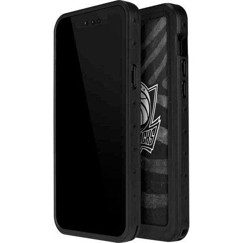 NBA Dallas Mavericks Black Animal Print iPhone 12 Pro Waterproof Case