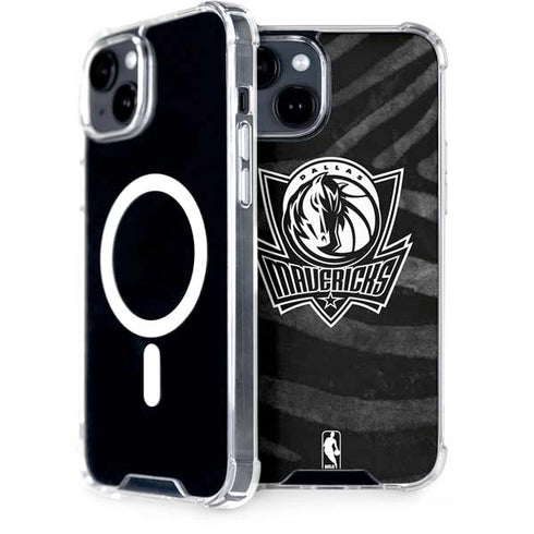 NBA Dallas Mavericks Black Animal Print iPhone 13 MagSafe Case