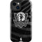 NBA Dallas Mavericks Black Animal Print iPhone 15 Plus Impact Case