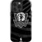 NBA Dallas Mavericks Black Animal Print iPhone 14 Pro Impact Case