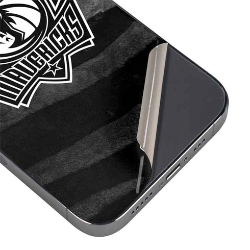 NBA Dallas Mavericks Black Animal Print iPhone 14 Pro Max Skin