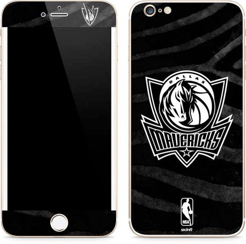 NBA Dallas Mavericks Black Animal Print iPhone 6/6s Plus Skin