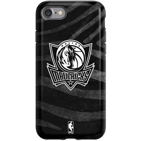 NBA Dallas Mavericks Black Animal Print iPhone SE (2nd & 3rd Gen) Pro Case