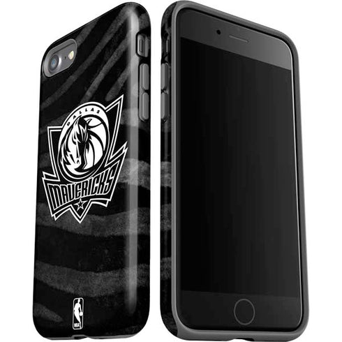 NBA Dallas Mavericks Black Animal Print iPhone SE (2nd & 3rd Gen) Pro Case