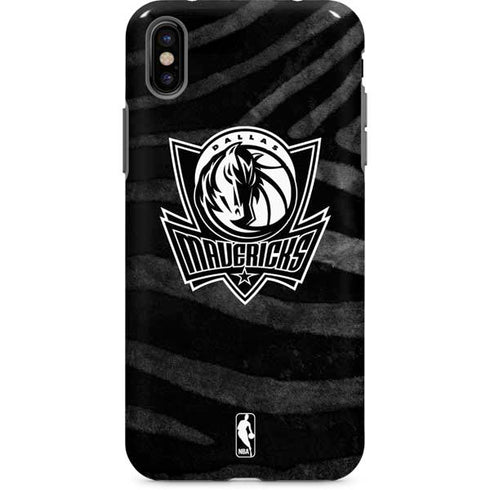 NBA Dallas Mavericks Black Animal Print iPhone X Pro Case