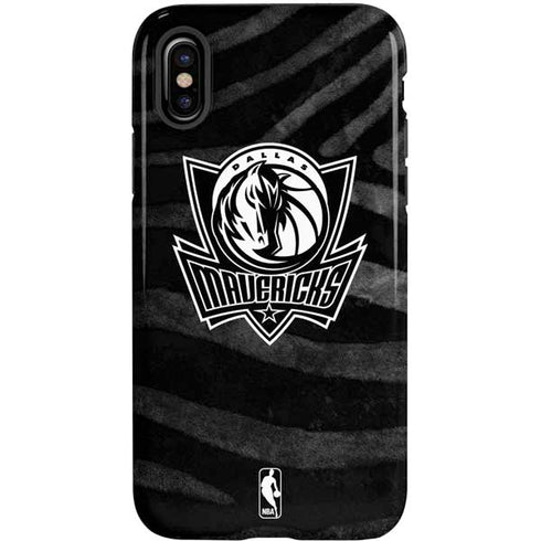 NBA Dallas Mavericks Black Animal Print iPhone XS Pro Case