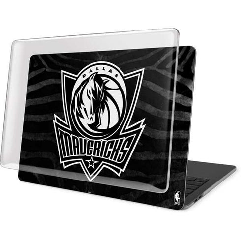 NBA Dallas Mavericks Black Animal Print MacBook Pro 15in (2016-19) Case plus Skin