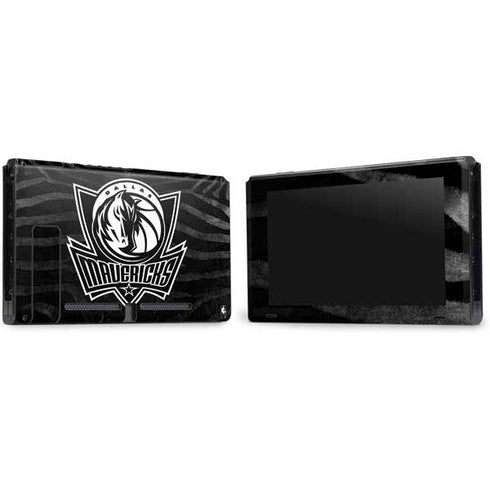 NBA Dallas Mavericks Black Animal Print Nintendo Switch Bundle Skin