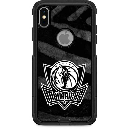 NBA Dallas Mavericks Black Animal Print Otterbox Commuter iPhone Skin
