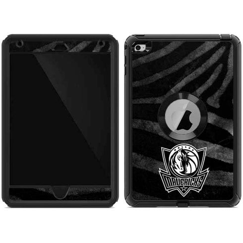 NBA Dallas Mavericks Black Animal Print Otterbox Defender iPad Skin
