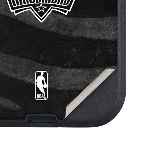 NBA Dallas Mavericks Black Animal Print Otterbox Defender iPhone Skin