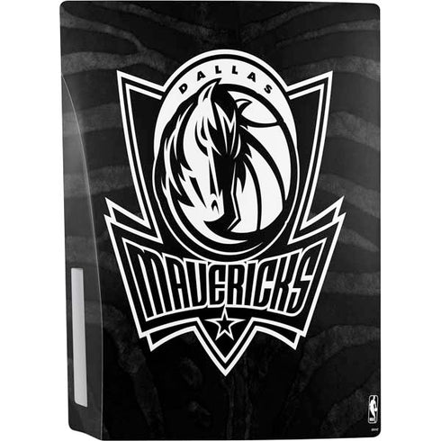 NBA Dallas Mavericks Black Animal Print PS5 Console Skin