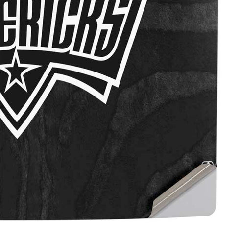 NBA Dallas Mavericks Black Animal Print PS5 Slim Disk Console Skin