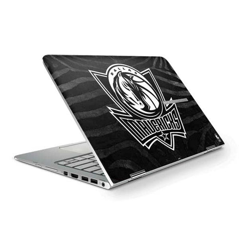 NBA Dallas Mavericks Black Animal Print HP Spectre Skin