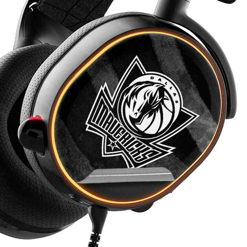 NBA Dallas Mavericks Black Animal Print SteelSeries Arctis 3 Skin