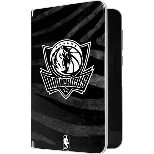 NBA Dallas Mavericks Black Animal Print Surface Duo Skin