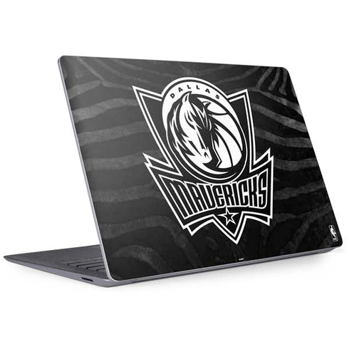 NBA Dallas Mavericks Black Animal Print Surface Laptop 3 13.5in Skin