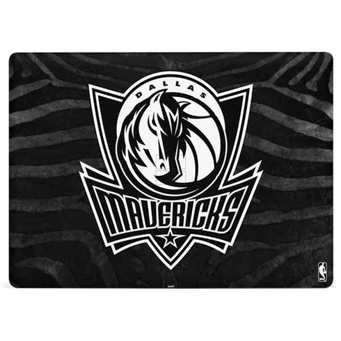 NBA Dallas Mavericks Black Animal Print Surface Laptop 3 13.5in Skin