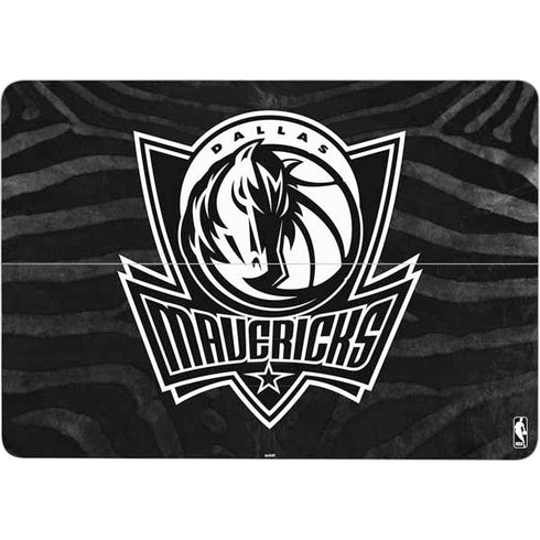 NBA Dallas Mavericks Black Animal Print Surface Laptop Studio Skin