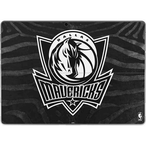 NBA Dallas Mavericks Black Animal Print Surface Pro 9 Skin
