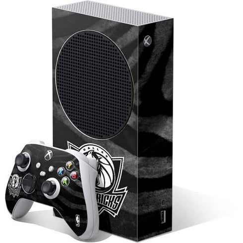 NBA Dallas Mavericks Black Animal Print Xbox Series S Bundle Skin