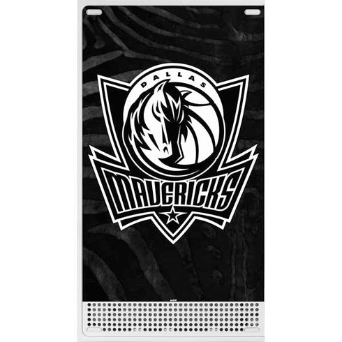 NBA Dallas Mavericks Black Animal Print Xbox Series S Bundle Skin